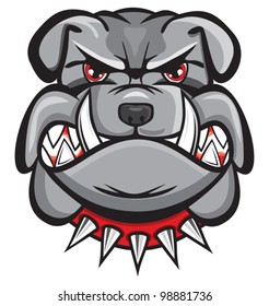 Angry Bulldog Head