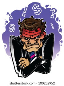 Angry Businessman