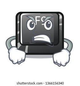 Angry button f9 in the character shape