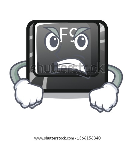 Angry button f9 in the character shape