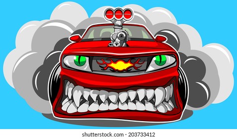 Angry car