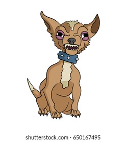 Angry Cartoon Chihuahua