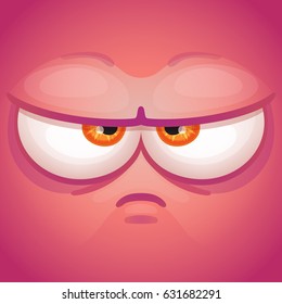 Angry Cartoon Face