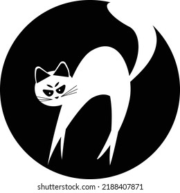 7,707 Angry Cat Silhouette Images, Stock Photos & Vectors 