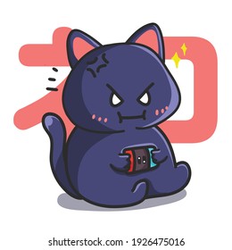 angry cat, play the switch