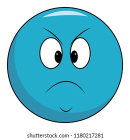 Angry chat emoticon