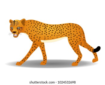12 Running Cheetah Stock Vector Images, Stock Photos & Vectors ...