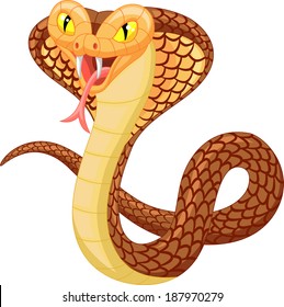 Angry cobra cartoon svg