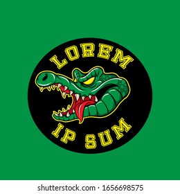 THE ANGRY CROCODILE HEAD TEAM DESIGN