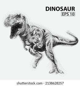 Angry dinosaur vector illustration EPS 10