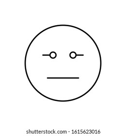 Angry, dissatisfied, emotions icon. Simple line, outline vector expression of mood icons for ui and ux, website or mobile application