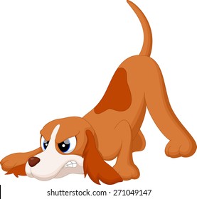 Angry Dog Cartoon