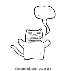 angry dog cartoon