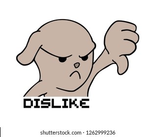 angry dog draw