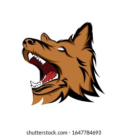 Schmutzige Hunde Handzeichnung Vektorillustration Illustration für T-Shirt Design. 