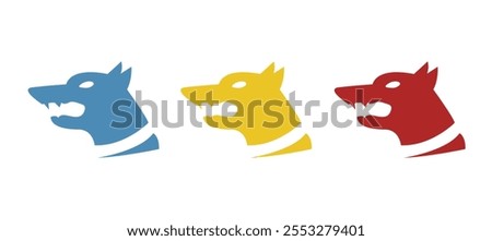 Similar – Image, Stock Photo Angry dog. Ink black and white drawing