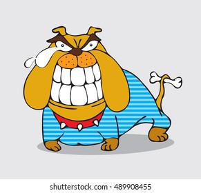 Angry Dog - Illustration