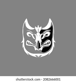 angry dog ​​logo vector image