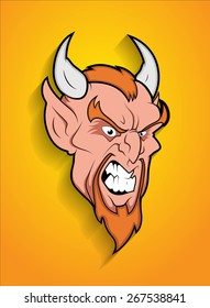 Angry Dracula Face Expression