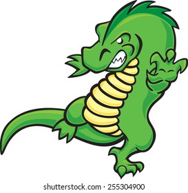 angry dragon
