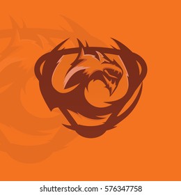 Angry Dragon Sports Logo