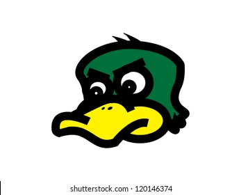 Angry Duck Cartoon
