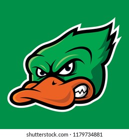 Angry Duck Head Stock Vector (Royalty Free) 1179734881 | Shutterstock