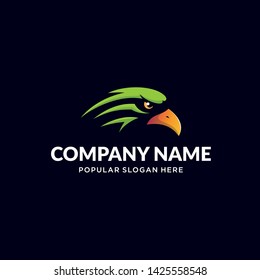 Angry Eagle Logo Awesome Color