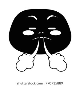 angry emoji face icon