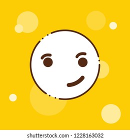 Angry emoji icon design vector