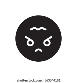 angry emoji icon illustration isolated vector sign symbol