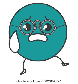 angry emoticon face character icon