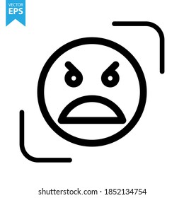 Emotions Smilie Image On White Background Stock Vector (Royalty Free ...