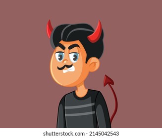 
Angry Evil Devilish Man Vector Cartoon Illustration
Aggressive monster guy with violent tendencies
