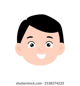 angry expression element design vector