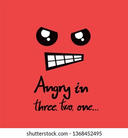 angry expression illustration