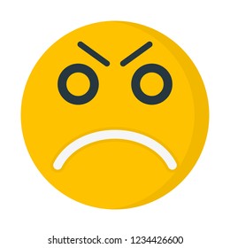 angry face emoji