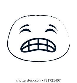 angry face emoji character