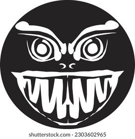emoción de cara enojada sobre fondo blanco