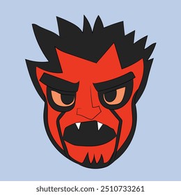 angry face emotion face character illustration cartoon