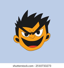 angry face emotion face character illustration cartoon