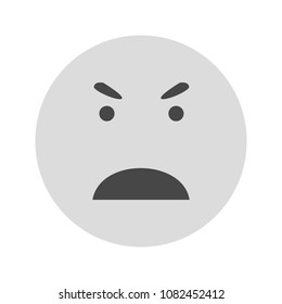 Angry Face Icon