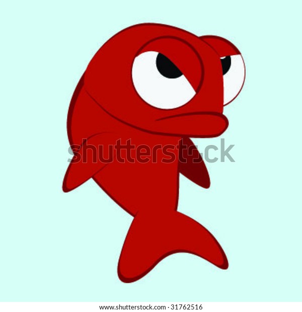 Download Angry Fish Stock Vector (Royalty Free) 31762516