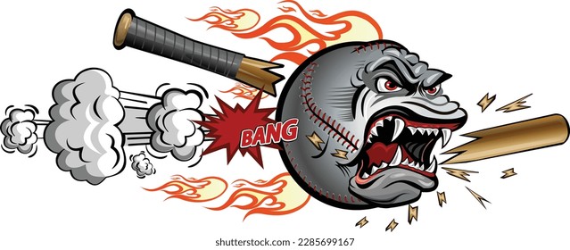 The Angry flaming screaming baseball