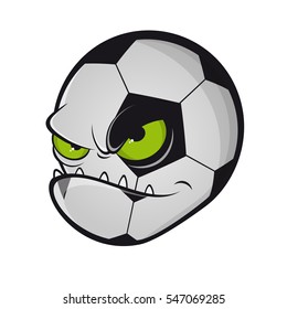 angry football mascot clipart