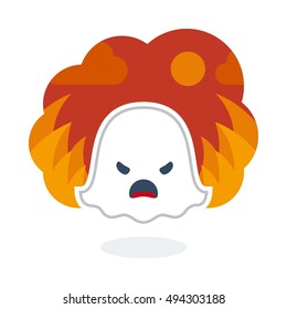 Angry Ghost in Hot Hell