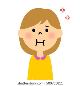 Angry girl
