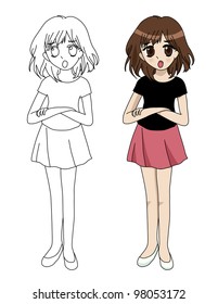 Angry girl
