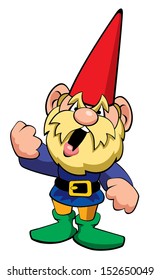 Angry Gnome Stock Vector (Royalty Free) 152650049 | Shutterstock