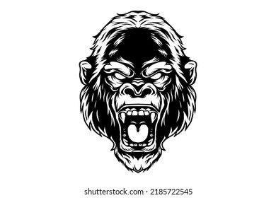 6,981 Angry Gorilla Head Images, Stock Photos & Vectors | Shutterstock